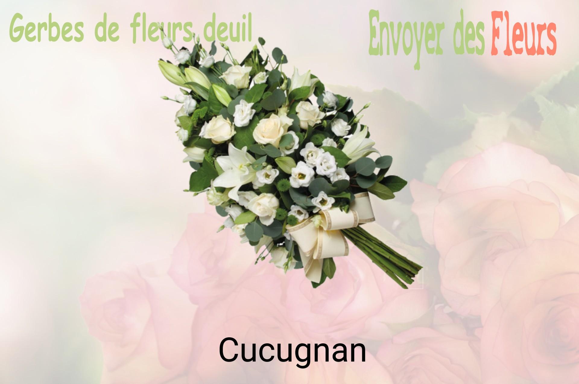 Gerbe de fleurs de deuil livrée à Cucugnan